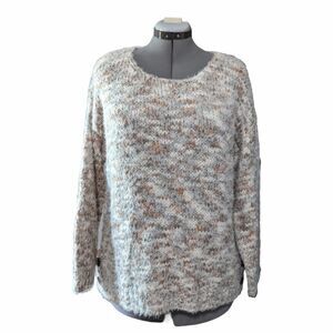 Women's Simply Noelle Long Sleeve Kaleidoscope Soft Sweater, Large XL, 12/14